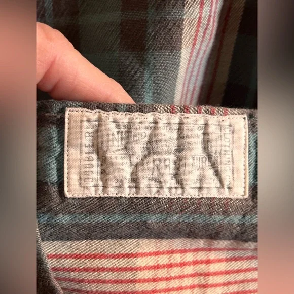 RRL Vintage Ralph Lauren Multicolor Plaid Cotton Shirt size 3 Medium - Picture 14 of 14